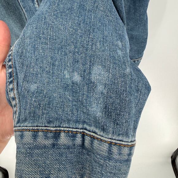 Levis 70507 Standard Trucker Denim Jacket Mens 3XL Blue Faded Vintage Style - Picture 4 of 8